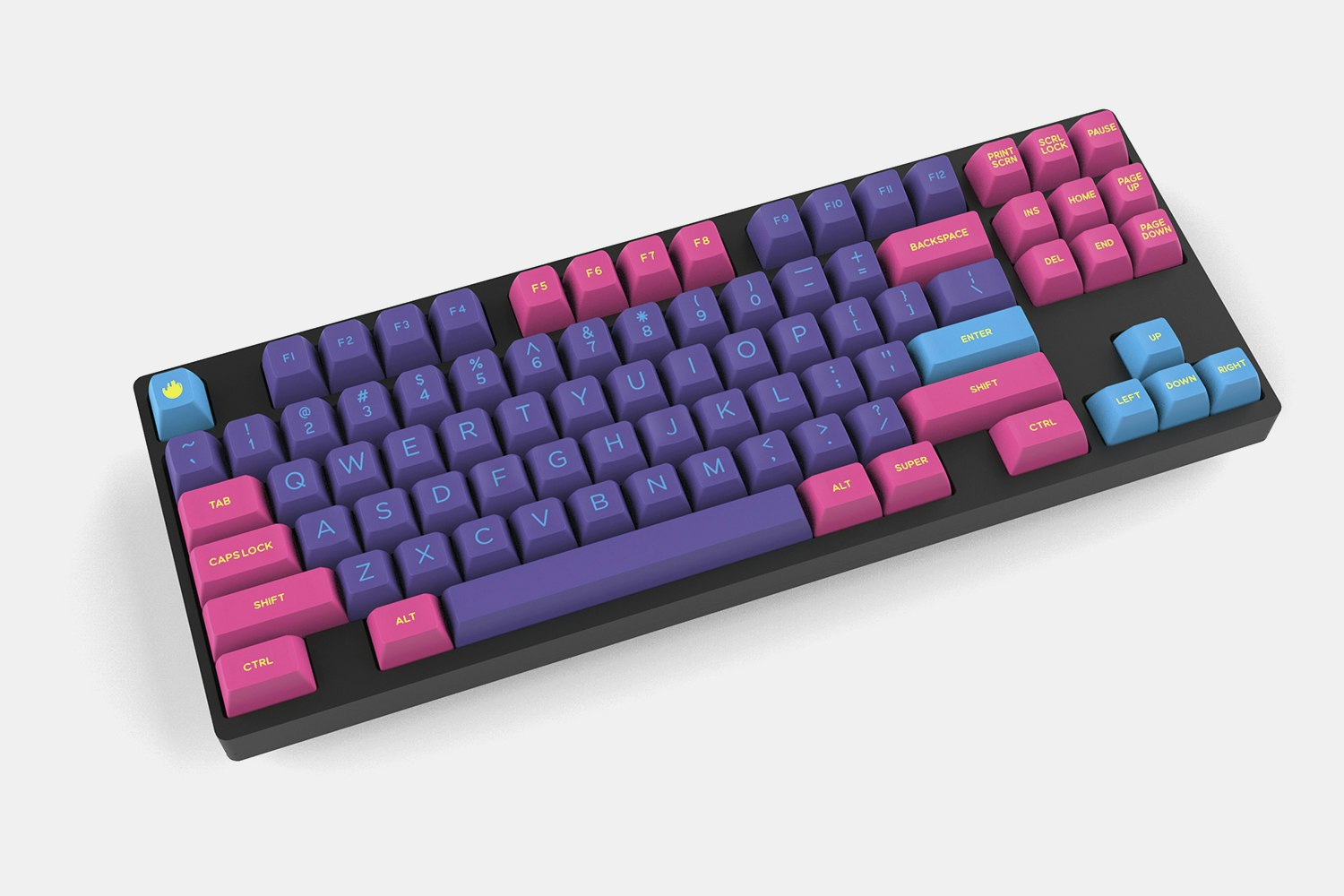 DOMIKEY ABS Doubleshot SA Cyberpunk Pumper Keycap Set